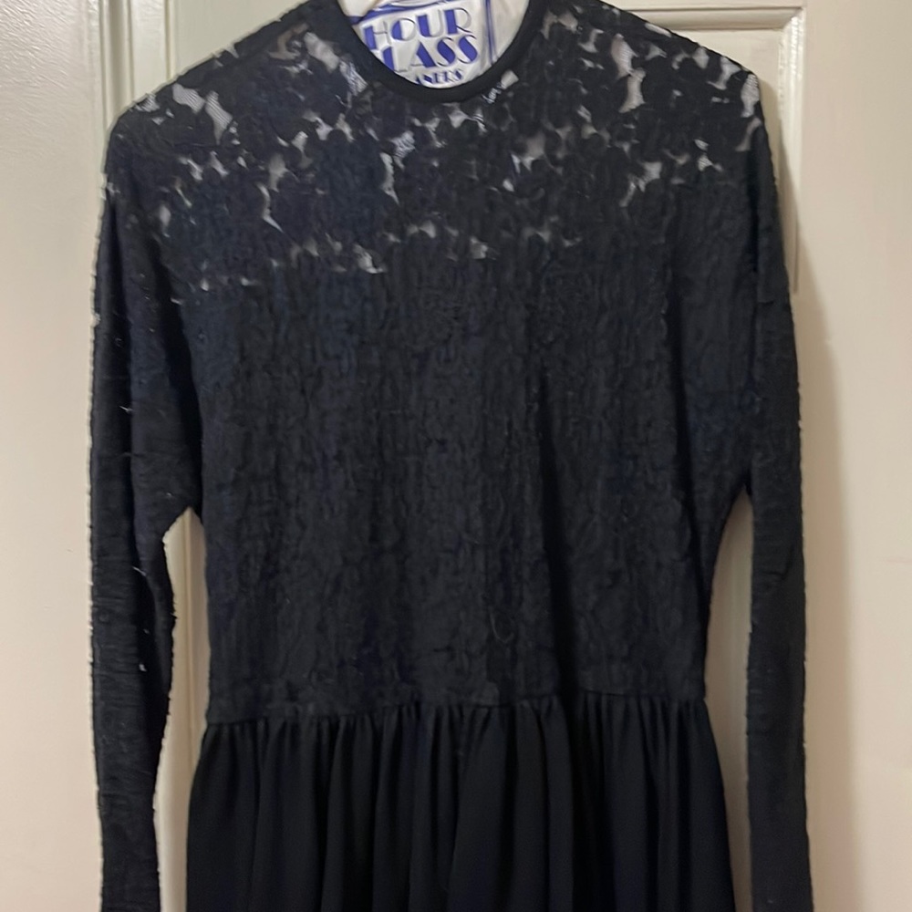 Long black dress size m vintage?